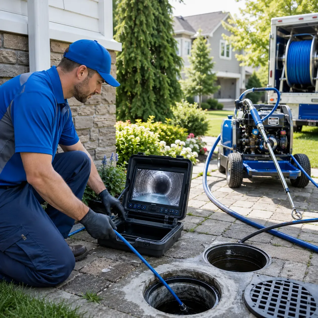 Outdoor drain cleaning professionals serving Grand Junction, TN